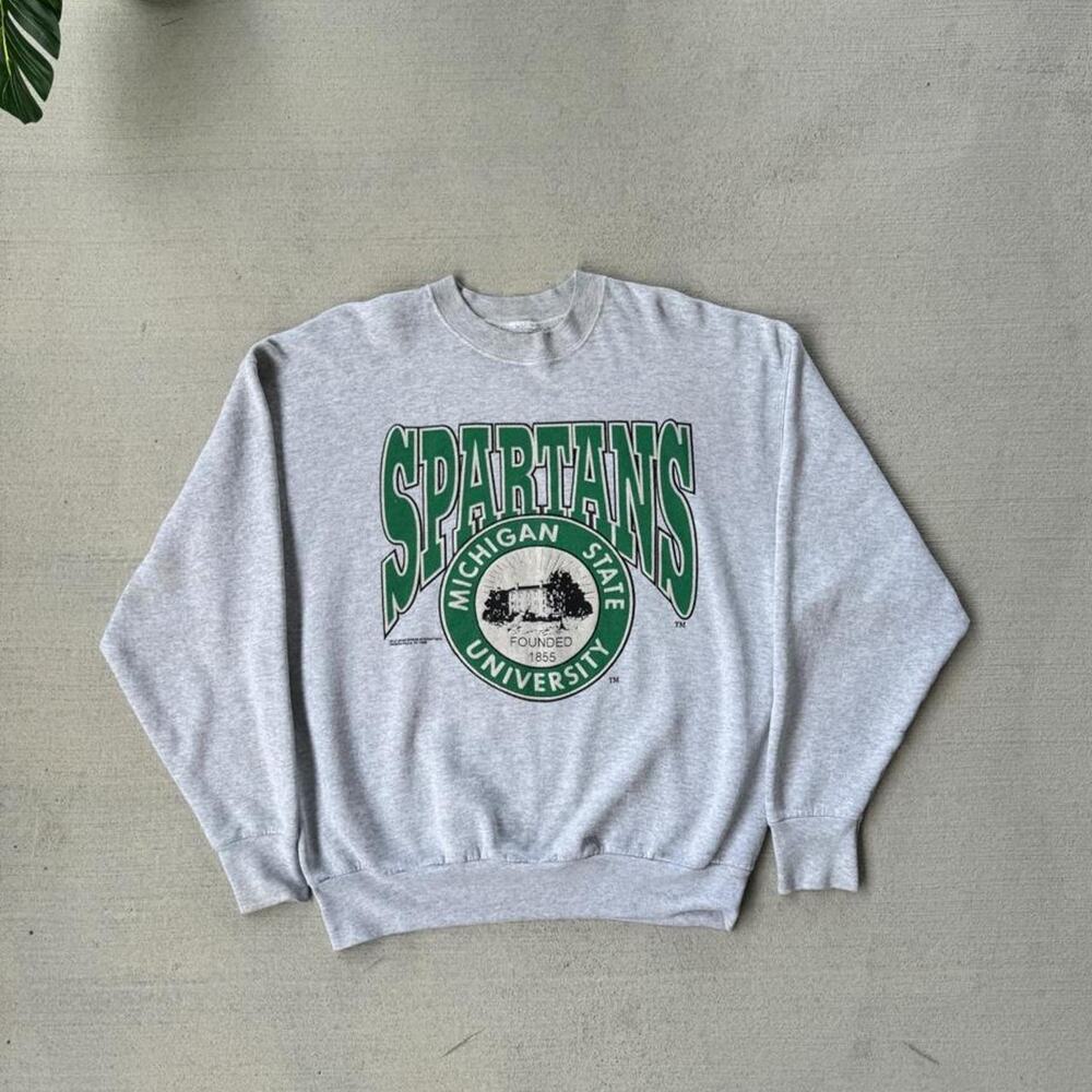 Vintage michigan state spartans crewneck